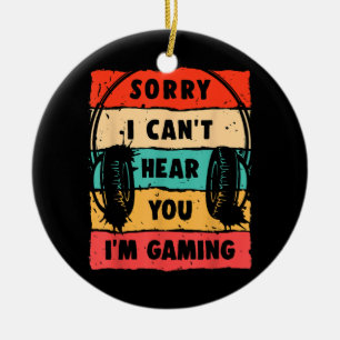 Décoration En Céramique Funny Gamer Shirt pour Ados garçons Jeu vidéo pour