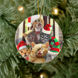 Décoration En Céramique Funny kittens