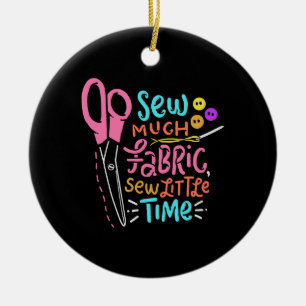 Décoration En Céramique Funny Sewing
