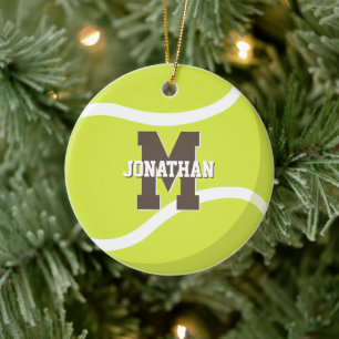 Décoration En Céramique garçons personnalisés filles cadeaux sportifs tenn