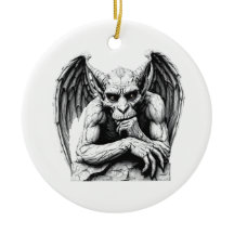 Gargoyle pensive