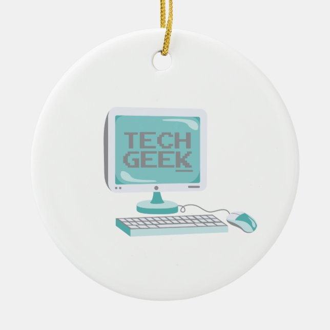 Décoration En Céramique Geek technique (Devant)
