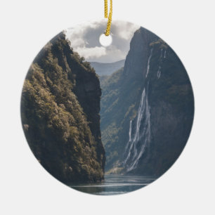 Décoration En Céramique Geirangerfjord Norvège
