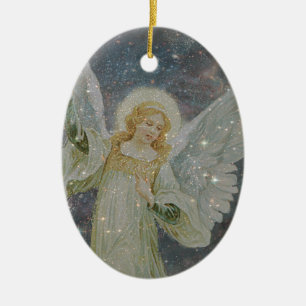 Décoration En Céramique Généreux - ange gardien de générosité