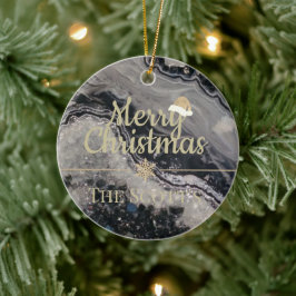 Décoration En Céramique geode de noël