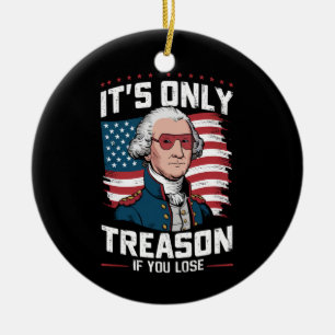 Décoration En Céramique George Washington : c'est seulement de la trahison