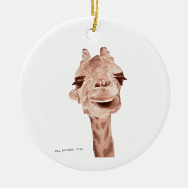Décoration En Céramique giraffe ornament (Devant)