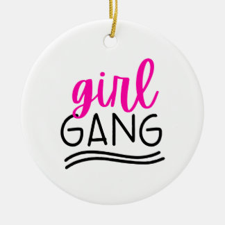Décoration En Céramique Girl Gang