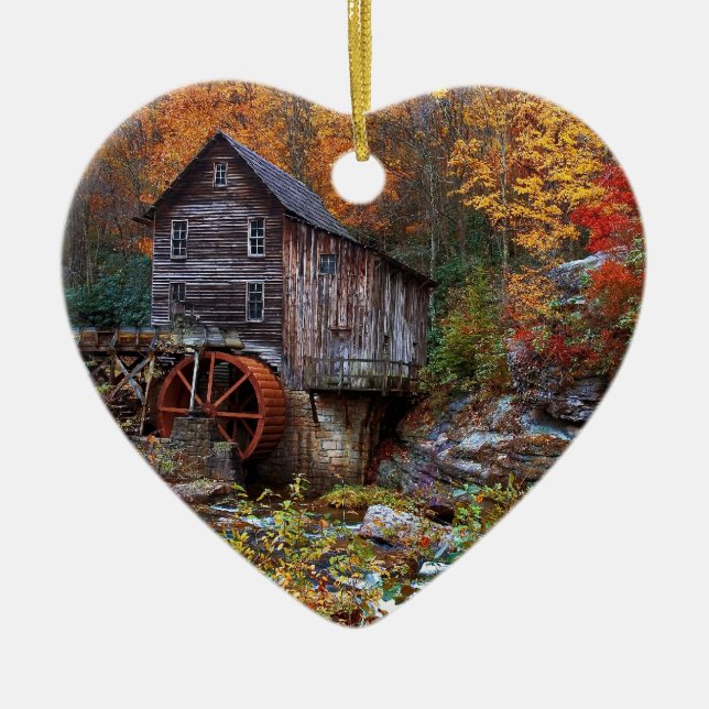 Décoration En Céramique Glade Creek Grist Mill (Devant)