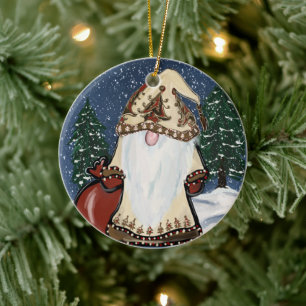 Décoration En Céramique Gnomes