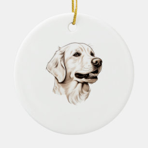 Décoration En Céramique Golden Retriever 2