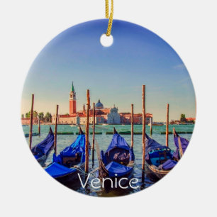Décoration En Céramique Gondolas à Venise, Italie