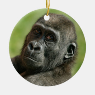 Décoration En Céramique Gorilla Youngster