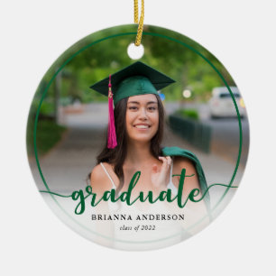 Décoration En Céramique Gradué photo Calligraphie verte
