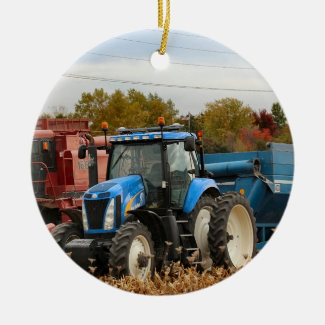 Décoration En Céramique Grand bleu (Devant)