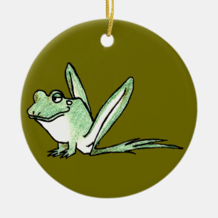 Décoration En Céramique Grenouille