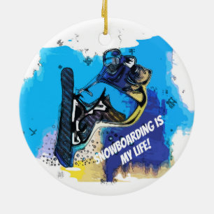 Décoration En Céramique Gros Coups ! - Snowboard Fool