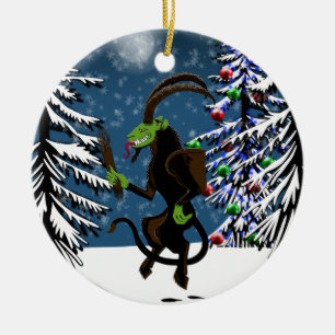 Décoration En Céramique Gruss vom Krampus