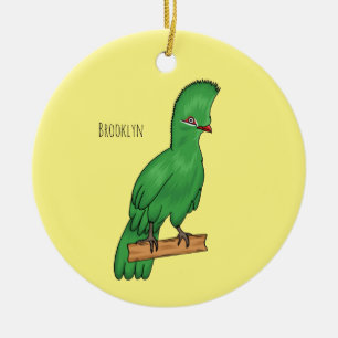 Décoration En Céramique Guinée turaco bird cartoon