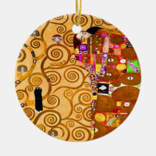 Décoration En Céramique Gustav Klimt Arbre de vie