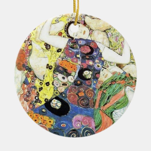 Décoration En Céramique Gustav Klimt Die Jungfrauen (Devant)