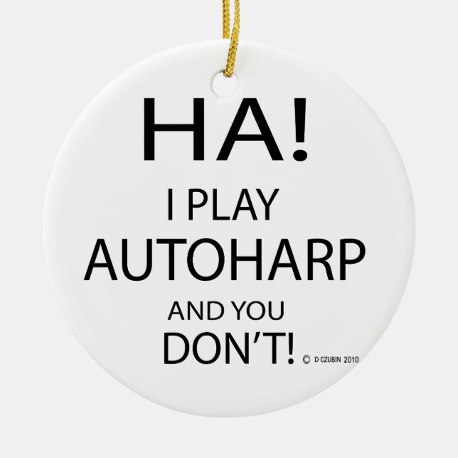 Décoration En Céramique Ha Autoharp (Devant)