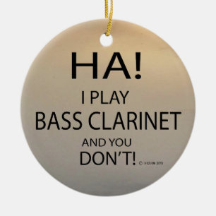 Décoration En Céramique Ha Bass Clarinet