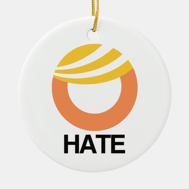 Décoration En Céramique HAINE (Trump) (Devant)