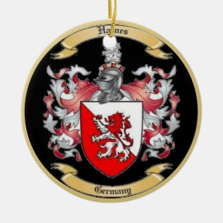 Décoration En Céramique Haines Family Crest *