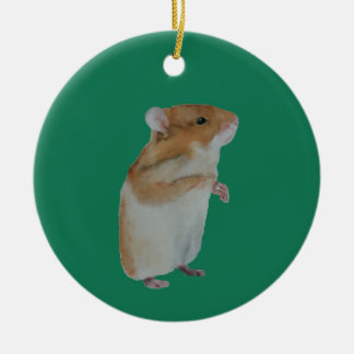 Décoration En Céramique Hamster Christmas ornament