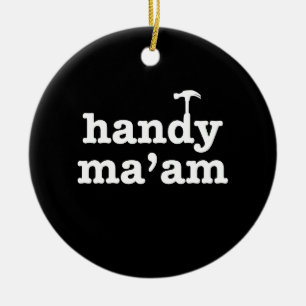 Décoration En Céramique Handy Ma'am Outils Femme Travailleuse d'entretien