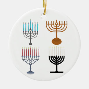 Décoration En Céramique Hanukka Judaïsme Juif Religion