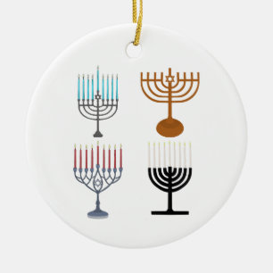 Décoration En Céramique Hanukka Judaïsme Juif Religion