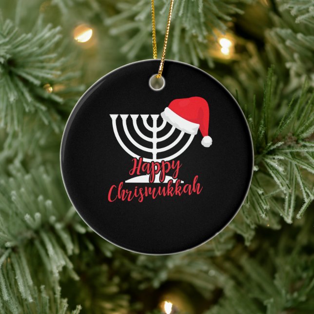 Décoration En Céramique Happy Chrismukkah (Arbre)