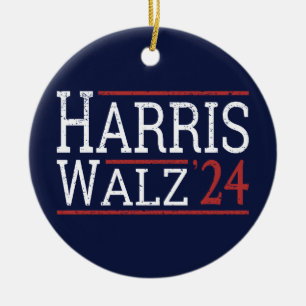 Décoration En Céramique Harris Walz Election 2024 I
