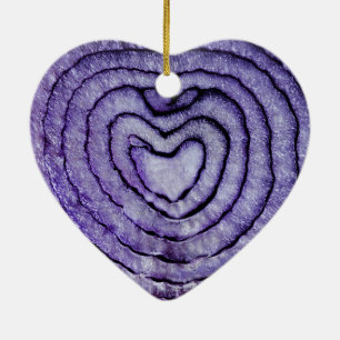 Décoration En Céramique Heart Shaped Onion 