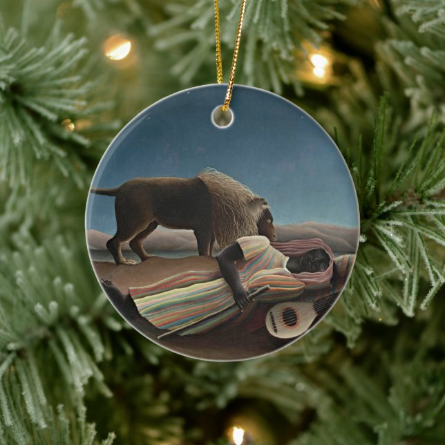 Décoration En Céramique Henri Rousseau's The Sleeping Gypsy (Arbre)