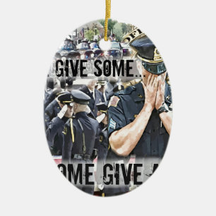 Décoration En Céramique héros funéraires de la police