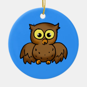 Décoration En Céramique Hibou mignon