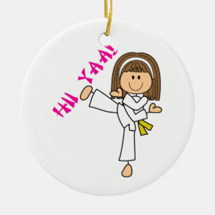 Décoration En Céramique Hii Yaa Karate