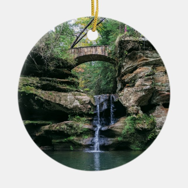 Décoration En Céramique Hocking Hills Upper Falls (Devant)