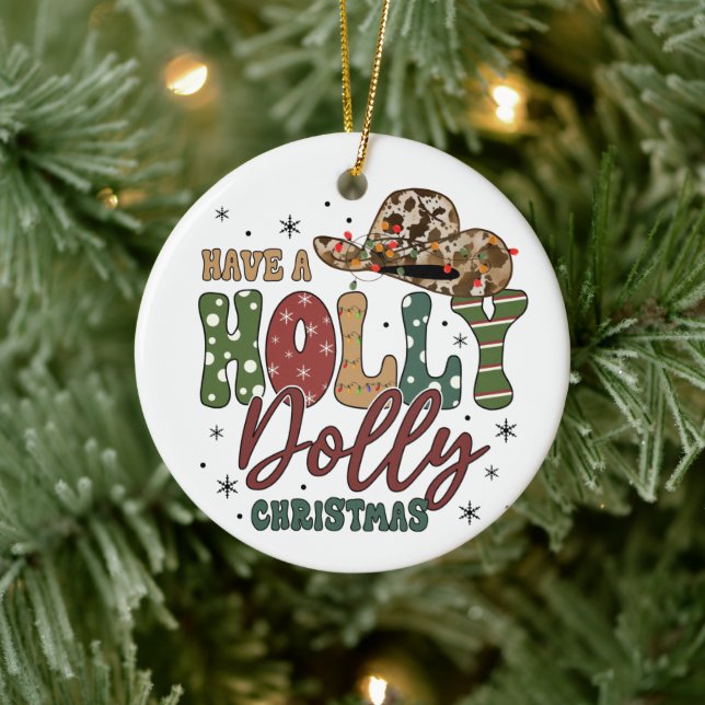 Décoration En Céramique Holly Jolly Christmas (Arbre)