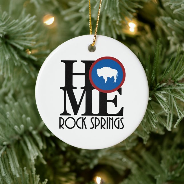 Décoration En Céramique HOME Rock Springs Wyoming (Arbre)