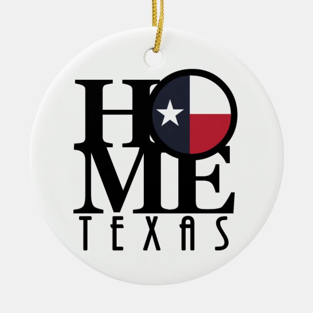 Décoration En Céramique HOME Texas (Devant)
