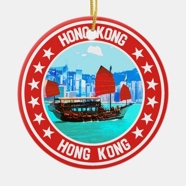 Décoration En Céramique Hong Kong (Devant)