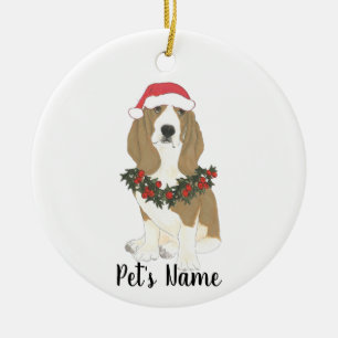 Décoration En Céramique Hound Basset personnalisé