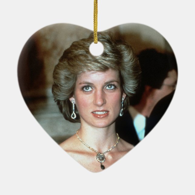 Décoration En Céramique HRH Princess Diana Vienne 1986 (Dos)