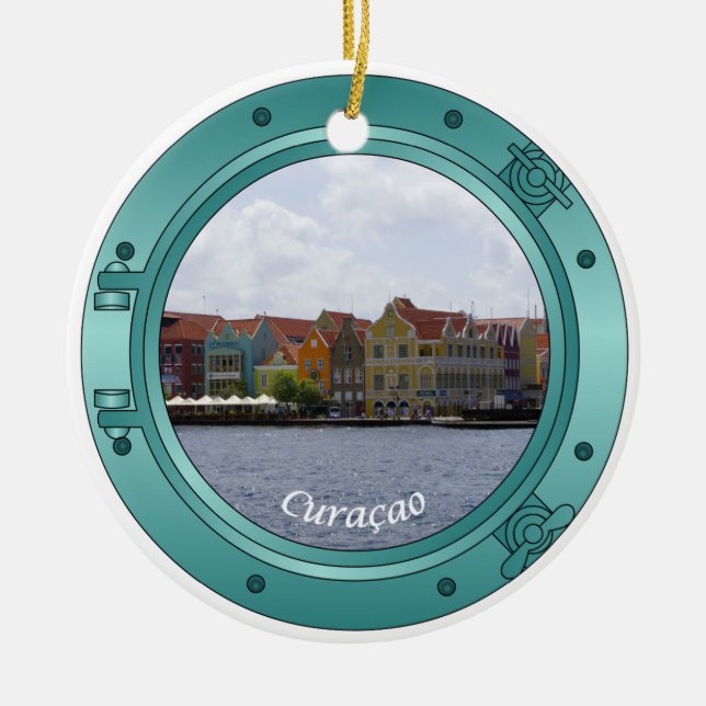 Décoration En Céramique Hublot du Curaçao (Devant)