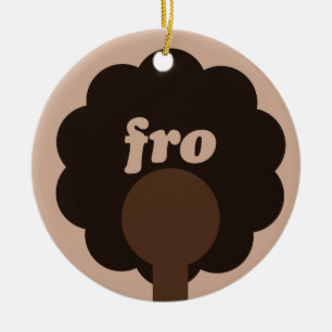 Décoration En Céramique Humour afro