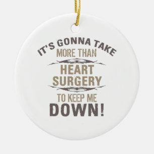 Décoration En Céramique Humour de chirurgie cardiaque